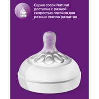 Бутылочка с силиконовой соской из полипропилена Philips Avent 330мл (SCF036/17) миниатюра фото №17
