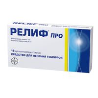 Релиф Про суппозитории ректальные 12шт миниатюра фото №2