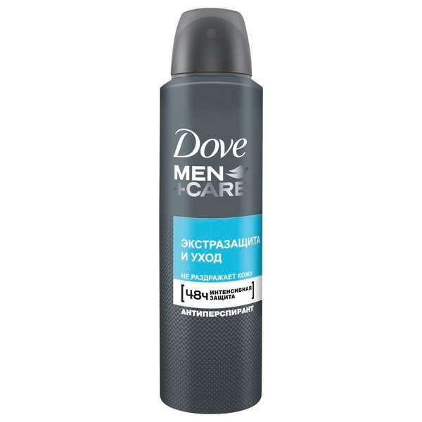 Антиперспирант - дезодорант аэрозоль экстразащита и уход Men+Care Dove/Дав 150мл dove антиперспирант аэрозоль прикосновение свежести