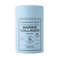 Морской коллаген вкус шиповника хондроитин и глюкозамин с витамином С BodyGen Science and Sports стик 14шт