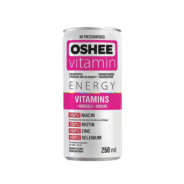 Напиток газированный витамины и минералы вкус апельсина Oshee/Оши 250мл
