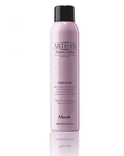 nook artisan спрей для волос cementina texturing dry spray средняя фиксация 250 мл Спрей для волос текстурирующий Cementina Dry spray VisionHair Nook 250мл