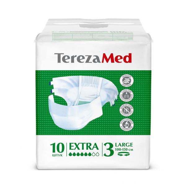 Подгузники для взрослых Extra TerezaMed 10шт р.L (3)