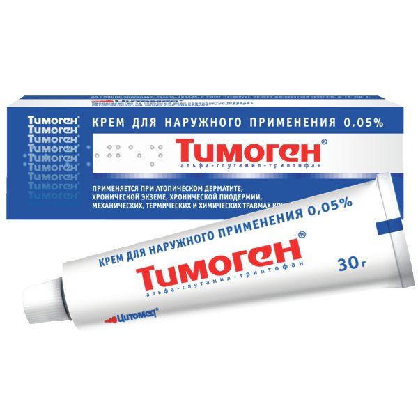 Тимоген крем для наружного применения 0,05% 30г