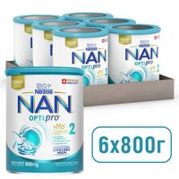 Смесь сухая молочная Nan/Нан 2 Optiprо 800г миниатюра фото №11