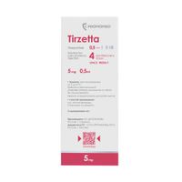 Тирзетта раствор для п/к введ. шприц 5мг 0,5мл 4шт миниатюра фото №2