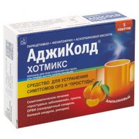 АджиКолд Хотмикс апельсин порошок для приг. раствора для приема вн. 5шт, миниатюра фото №2