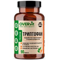 Триптофан OVERvit Over/Овер капсулы 90шт, миниатюра фото №2