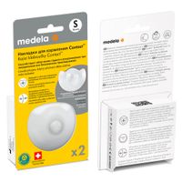 Накладка силиконовая для кормления грудью Contact Medela/Медела 2шт р.S миниатюра фото №2