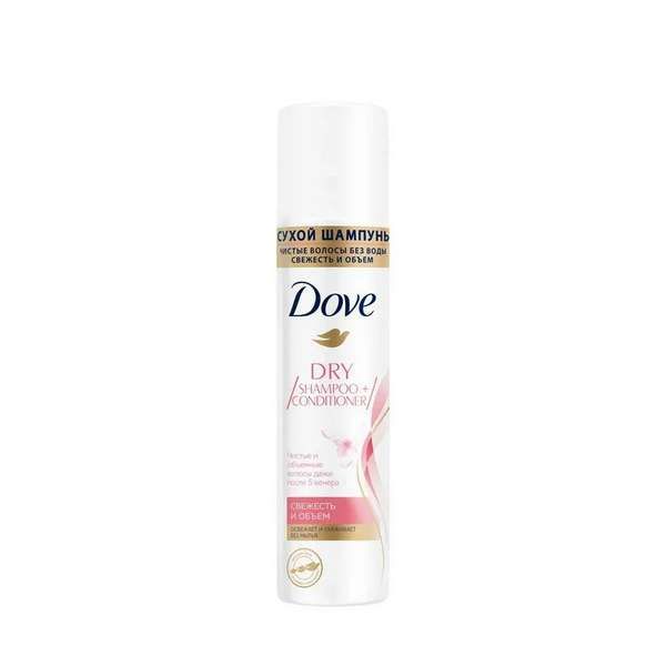 Шампунь сухой для объема Travel Dry shampoo+conditioner Dove/Дав 75мл