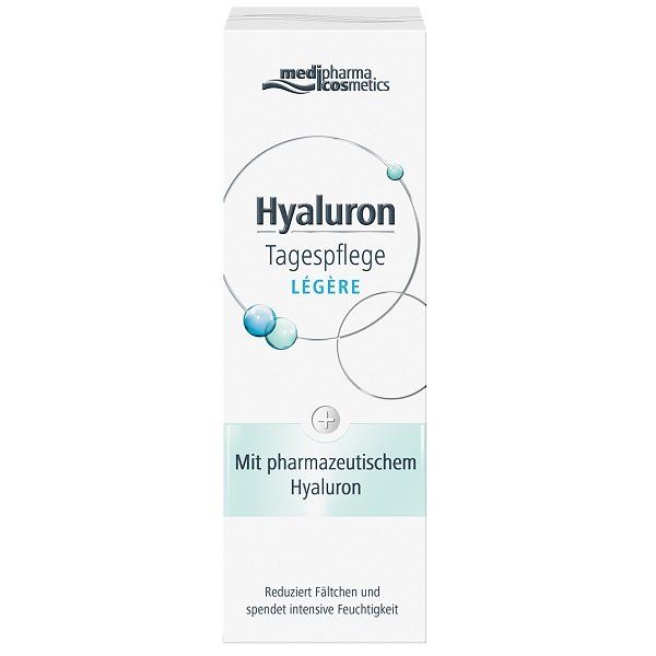 Крем для лица дневной легкий Hyaluron Cosmetics Medipharma/Медифарма банка 50мл