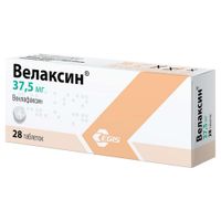 Велаксин таблетки 37,5мг 28шт, миниатюра фото №2