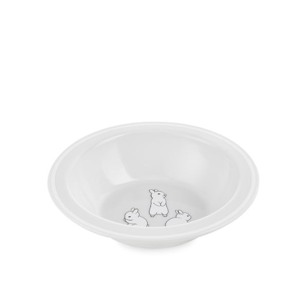 Тарелка для кормления глубокая с антискользящим дном кролик Happy Baby/Хэппи Беби фото №2