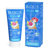Паста зубная для детей от 3 до 7 лет R.O.C.S./РОКС Kids Фруктовый рожок 45г миниатюра
