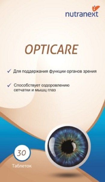 Оптикэйр opticare таб. 30 шт. LACTONOVA Nutripharm PVT Ltd