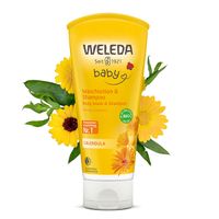 Шампунь-гель для волос и тела детский Календула Weleda/Веледа туба 200мл (9651) миниатюра фото №3