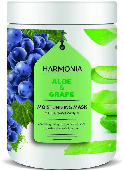Маска для влос увлажняющая Алоэ и виноград Harmonia mask Chantal 1000 мл