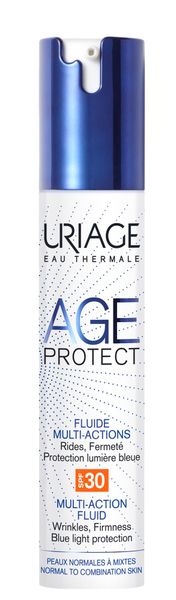 Эмульсия для комбинированной кожи лица дневная многофункциональная SPF30 Age protect Uriage/Урьяж помпа 40мл thank you farmer тональная основа для лица spf30 pa