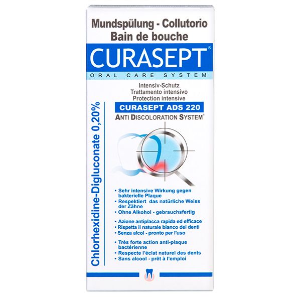 Ополаскиватель для полости рта хлоргексидин диглюконат 0,20% Curasept/Курасепт 200мл (ADS220) фото №5