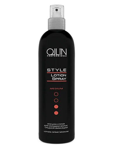 цена Лосьон-спрей для укладки волос средней фиксации Style medium Ollin 250мл