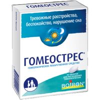 Гомеострес таблетки для рассасывания гомеопатические 40шт миниатюра фото №3