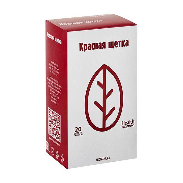 Красная щетка Health Здоровье фильтр-пакет 1,5г 20шт фото №2