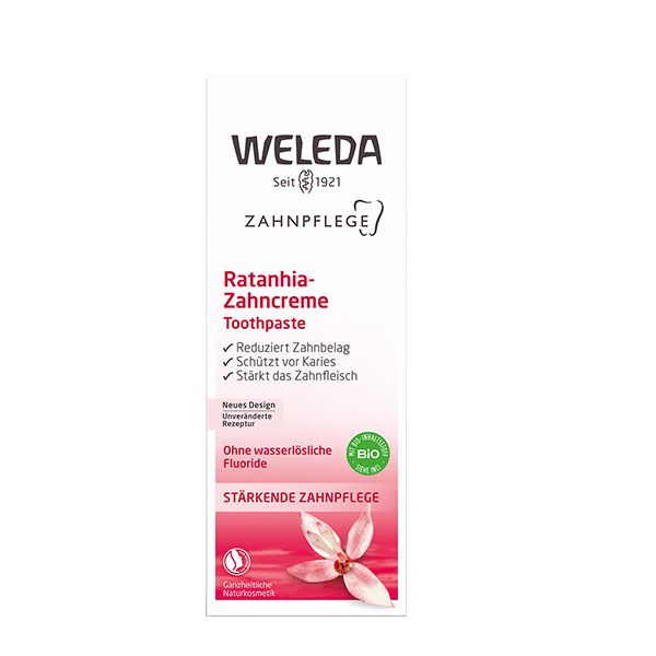 Паста зубная растительная ратания WeledaВеледа туба 75мл 9808 598₽