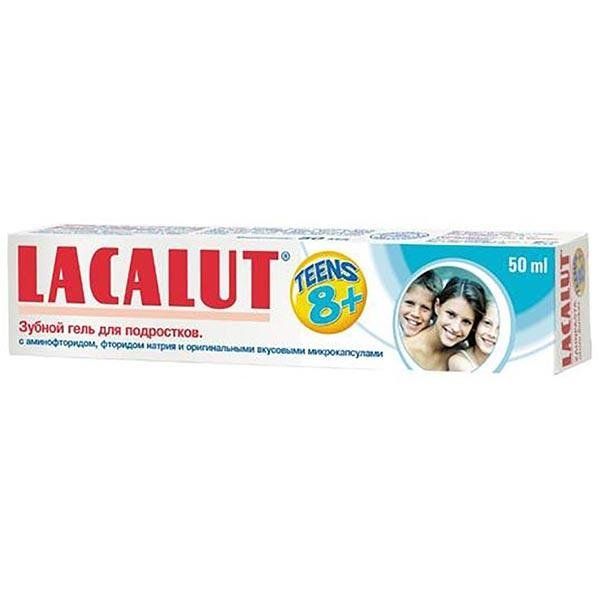 Гель зубной для подростков от 8 лет Lacalut/Лакалют Teens 50мл