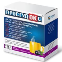 Простудокс вкус черной смородины порошок для приг. раствора для приема внутрь пак. 5г 10шт, миниатюра фото №2