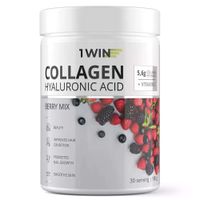 Коллаген+Гиалуроновая кислота+Витамин С ягодный микс 1Win 180г