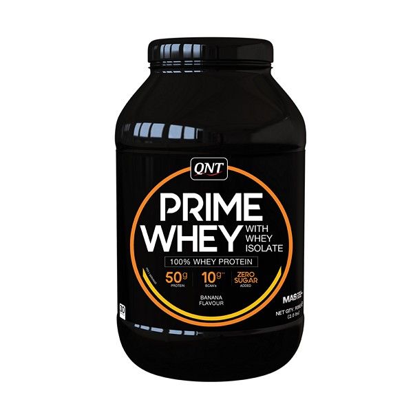 Протеин Сывороточный белок Prime Whey (Прайм Вэй) со вкусом банан QNT 908г