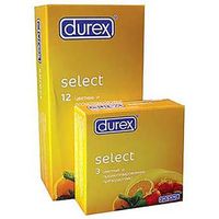 Презервативы Durex (Дюрекс) Select цветные ароматизированные 3 шт., миниатюра фото №2