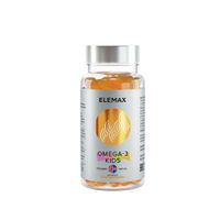 Омега-3 с витаминами Е и Д комплекс детский апельсин Elemax капсулы жевательные 710мг 90шт