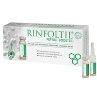 Ринфолтил сыворотка против выпадения волос липосомальная Peptide Booster 163мг 30шт+дозатор 3шт