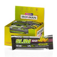 Батончик с L-карнитином изюм-орех в темной глазури Slim Bar Ironman 50г 12шт