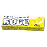 Карамель леденцовая с витамином С Медово-лимонные Бобс 3.5г 10шт