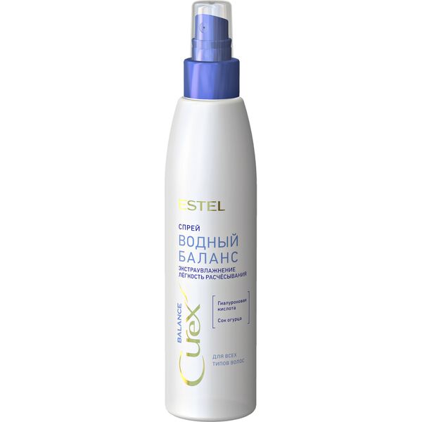 цена Спрей для всех типов волос аква-баланс Curex Balance Estel/Эстель 200мл