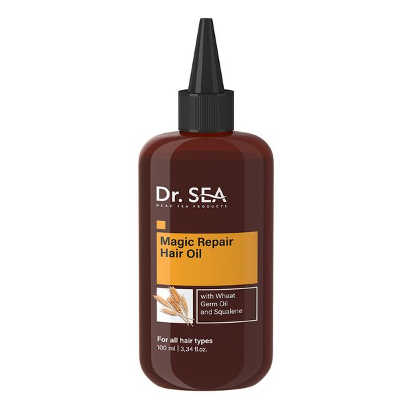Купить Масло для волос восстанавливающее с маслом зародышей пшеницы и скваленом Magic Oil Dr.Sea/ДокторСи 100мл, Pharma Naturalis LTD, Израиль
