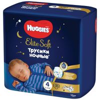Трусики-подгузники ночные детские Elite Soft Huggies/Хаггис 9-14кг 19шт р.4 миниатюра фото №7