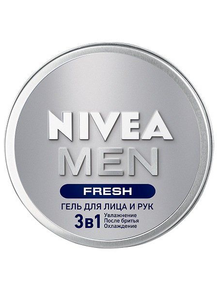 Купить Гель для лица и рук 3в1 Fresh Nivea/Нивея Мен 75мл, Beiersdorf AG Германия