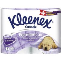 Бумага туалетная Premium Comfort Kleenex/Клинекс 4шт