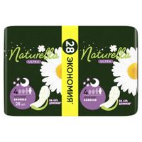 Прокладки гигиенические ароматизированные ночные с крылышками Camomile Night Ultra Naturella/Натурелла 28шт
