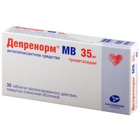 Депренорм МВ таблетки с пролонгированным высвобождением п/о плен. 35мг 30шт, миниатюра фото №5