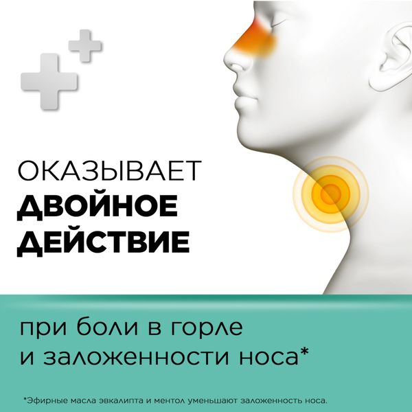 Стрепсилс ментол-эвкалипт таблетки для рассасывания 36шт фото №7