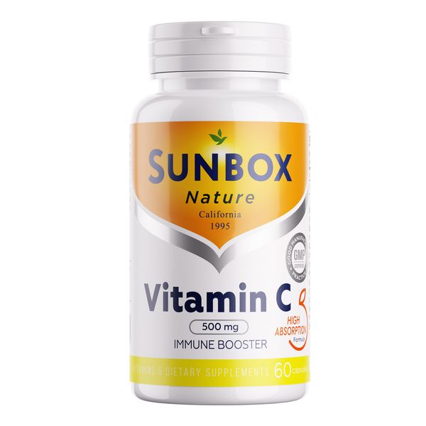 Витамин С Sunbox Nature капсулы 500мг 60шт нефро формула капсулы 500мг 60шт