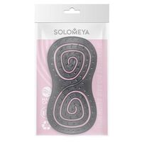 Био-расческа подвижная для волос мини черная Solomeya