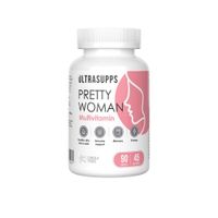Прити Вумен Мультивитамин UltraSupps/Ультрасаппс таблетки 1650мг 90шт, миниатюра фото №4