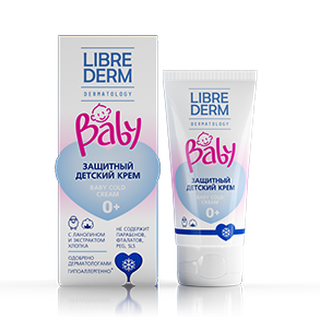 Крем защитный с ланолином и экстрактом хлопка детский Cold-cream Baby Librederm/Либридерм туба 50мл