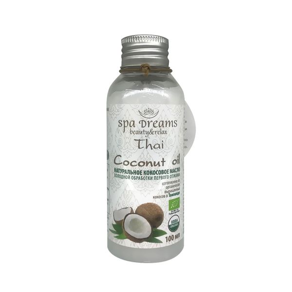 Масло кокосовое натуральное Thai Beauty relax SPA-Dreams/Спа-Дримс 100мл Coast Pacific Limited