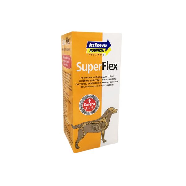 Супер Флекс для собак раствор для приема внутрь 200мл пищевая добавка для собак inform nutrition супер флекс 150мл
